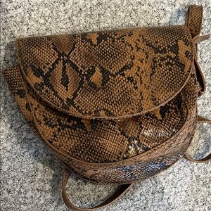 Brown Snake Print Women's Cross Body Urban Outfitters Bag